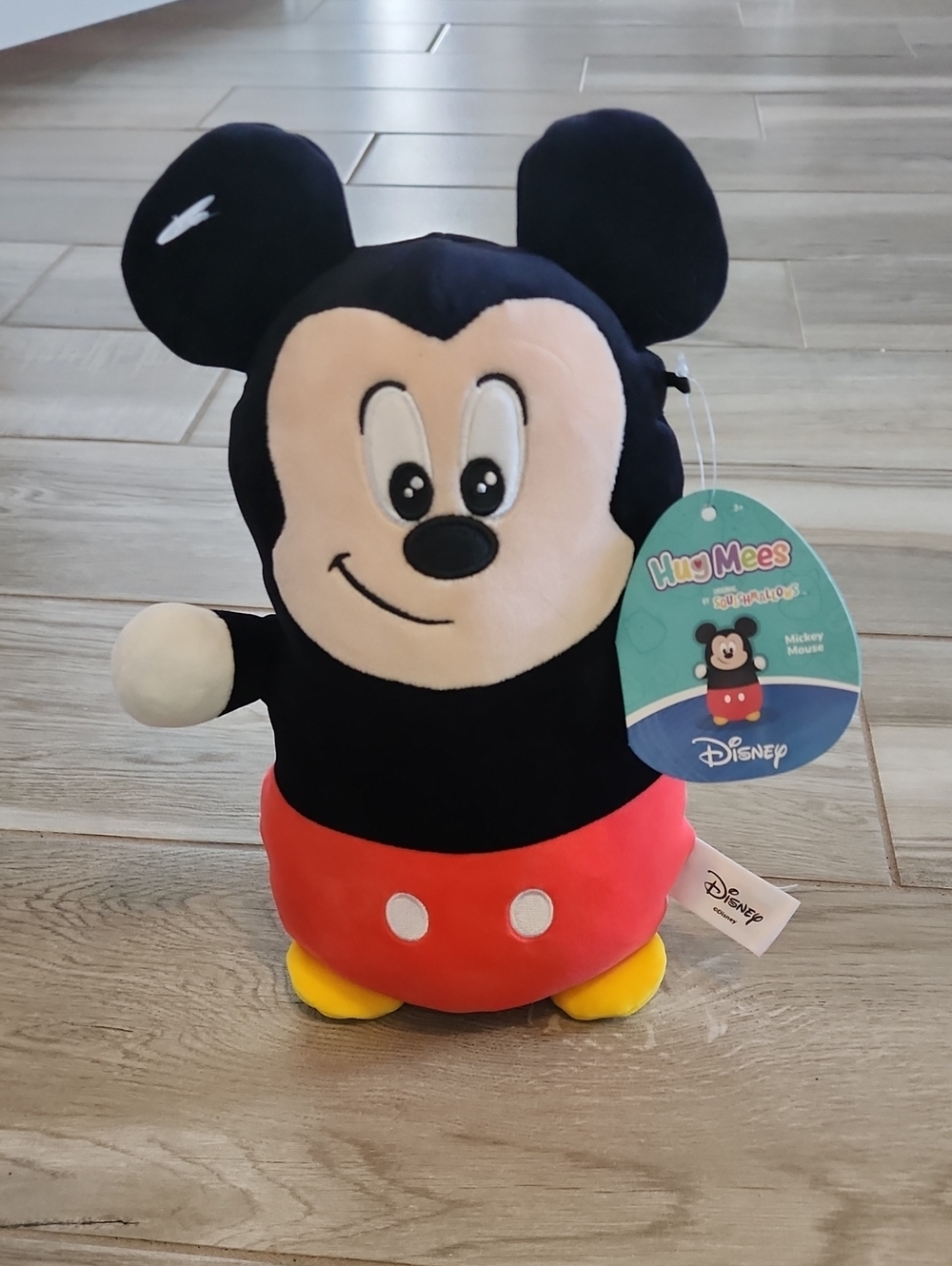 NWT Disney HugMees By Squishmallows Mickey Mouse
